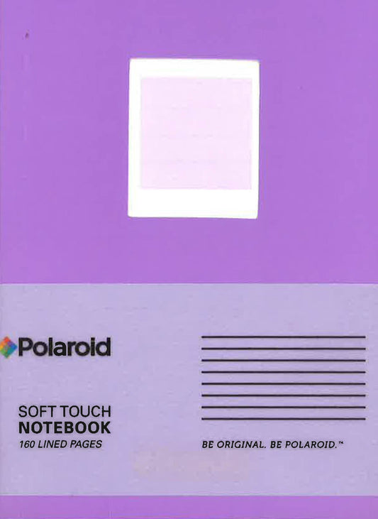 Polaroid: Soft Touch Notebook (Purple)