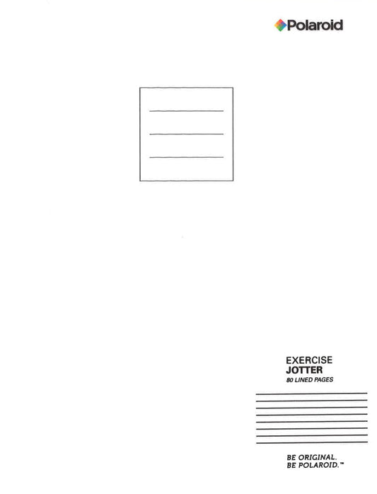 Polaroid: Exercise Jotter (White)
