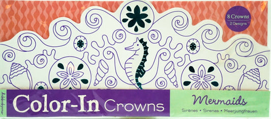 Color-In Crowns: Mermaid