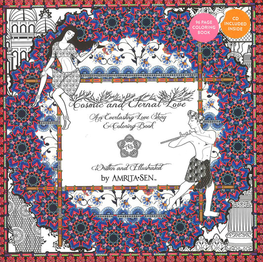 Amrita Sen Cosmic & Eternal Love Coloring Bk (W/Cd)