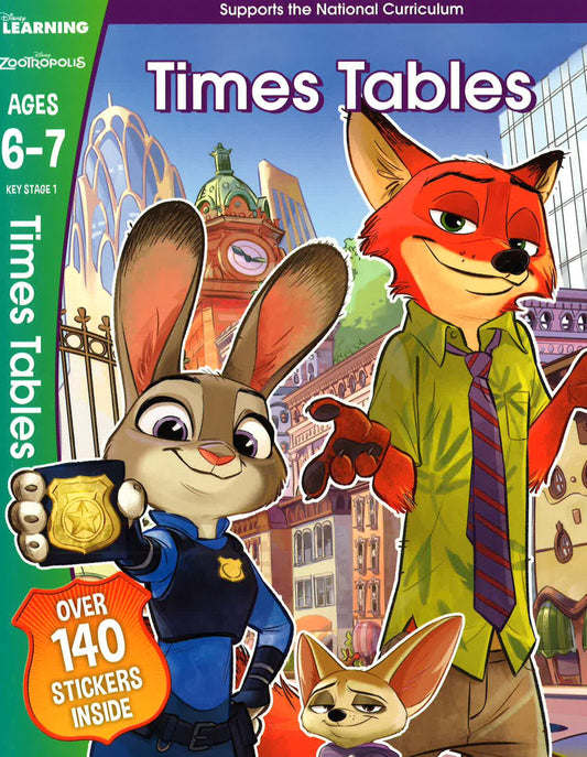 Zootropolis - Times Tables, Ages 6-7