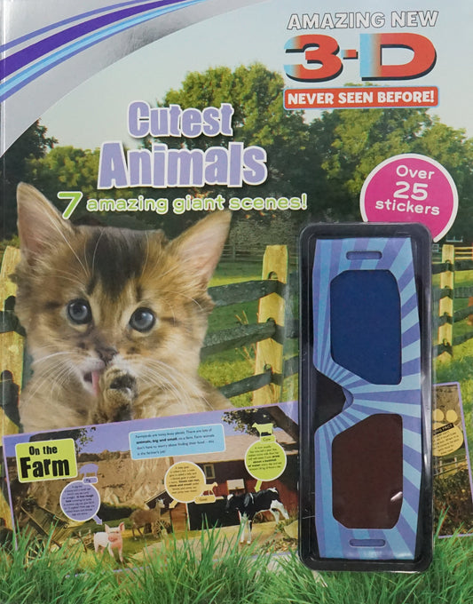 3D Sticker Scene: Cutest Animals