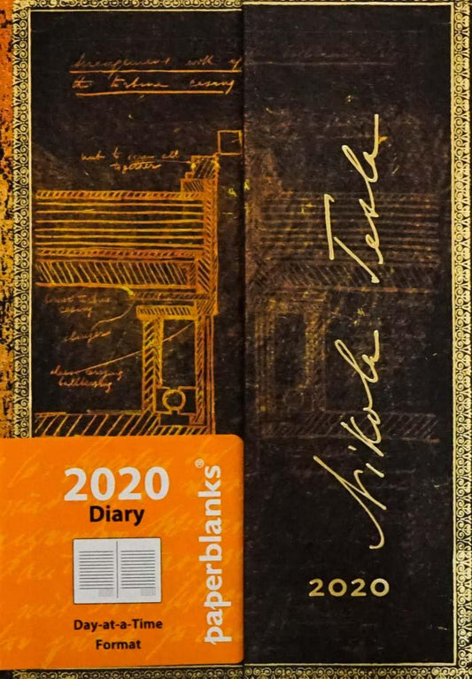 Paperblanks: 2020 Tesla, Sketch Of A Turbine