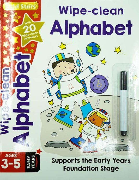 Gold Stars: Wipe-Clean Alphabet