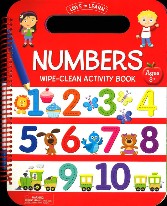 Numbers Wipe-Clean Activity Book (Ages 3+)