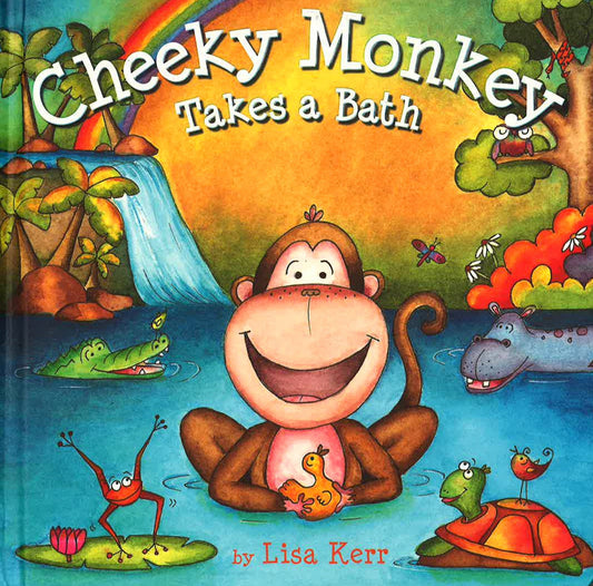Cheeky Monkey Takes A Bath
