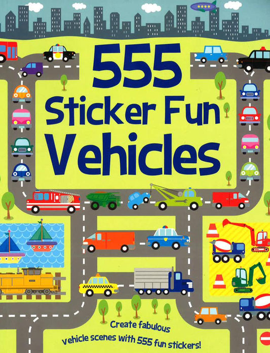 555 Sticker Fun Vehicles