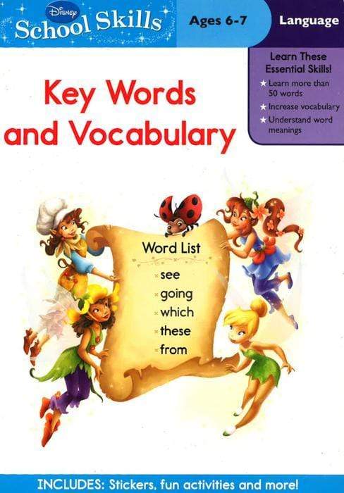 Disney School Skills: Key Words And Vocabulary (Age 6-7)