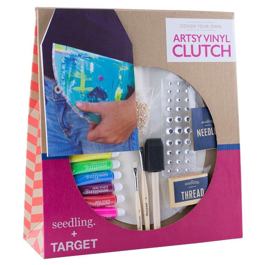 Artsy Vinyl Clutch "Design Your Own"