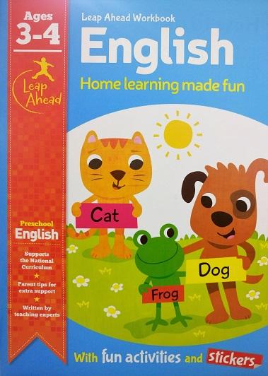 Leap Ahead Workbook: English Age 3-4