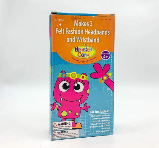 Monster Camp Makes 3 Felt Fashion Headbands And Wr