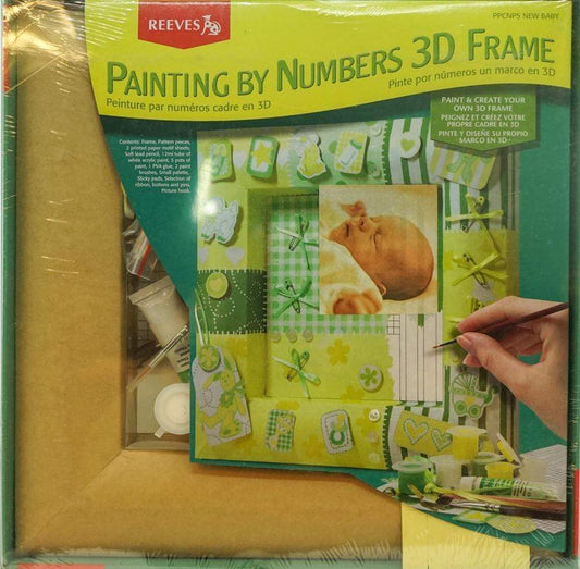Reeves Painting By Numbers 3D Frame : New Baby