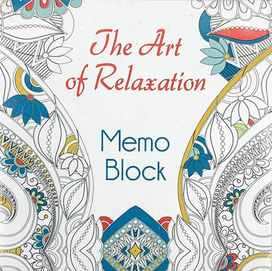 THE ART OF RELAXATION MEMO BLOCK