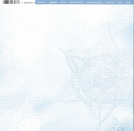 Scrapbook Paper Blue Star