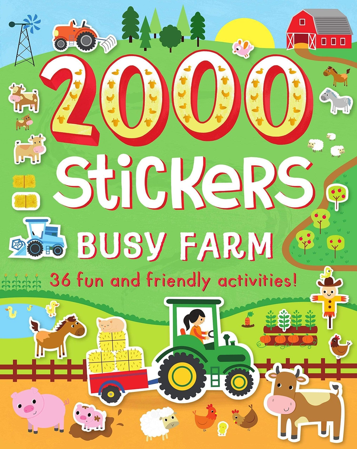 2000 Stickers Busy Farm