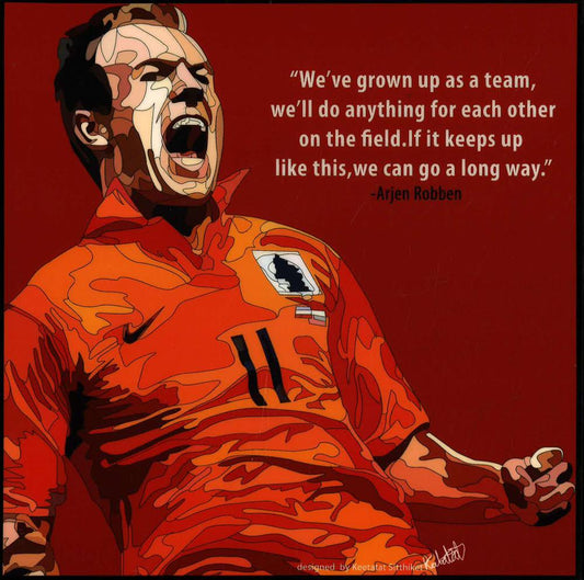 Arjen Robben Pop Art (10'X10')