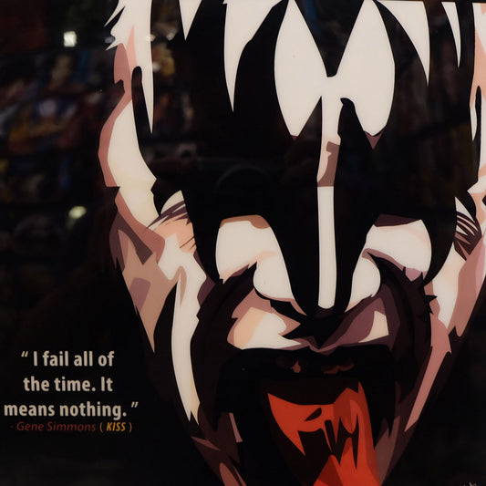 Gene Simmons: Kiss Pop Art (10'X10')