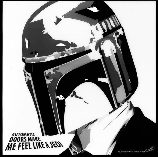 Boba Fett: Black & White Pop Art (10'X10')