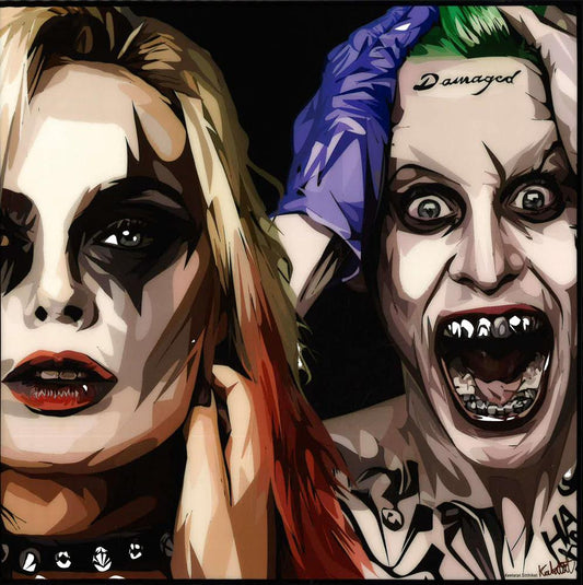 Harley Quinn & Damaged Pop Art (10'X10')