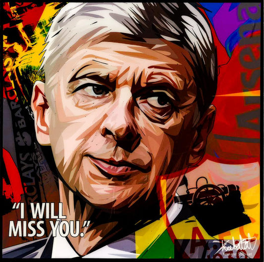 Arsene Wenger_I Will Miss You Pop Art (10X10)