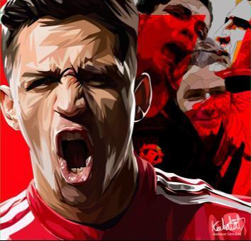 Alexis Sanchez_All Star Pop Art (10X10)