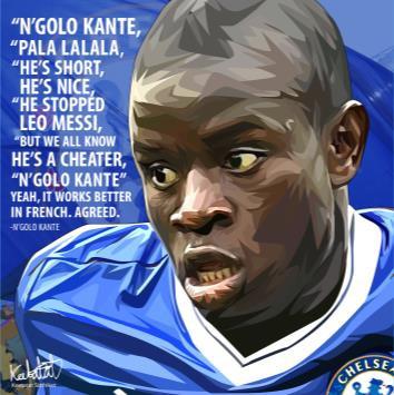 N'Golo Kante Pop Art (10'X10')