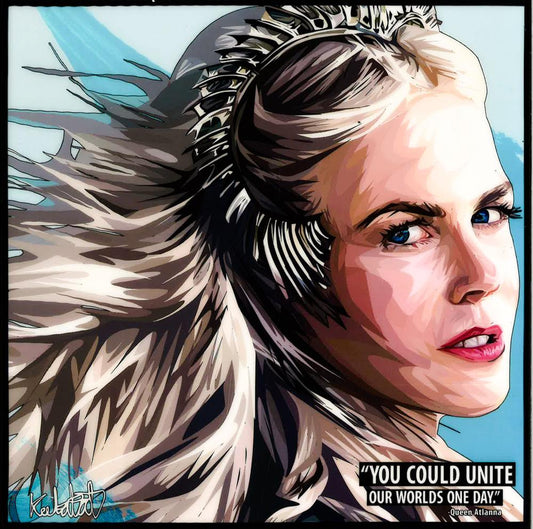 Queen Atlanna_You Could Unite Pop Art (10'X10')