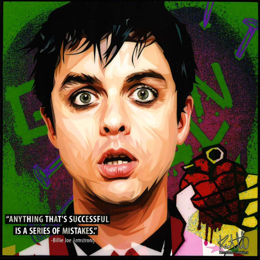 Billie Joe Armstrong Pop Art (10X10)