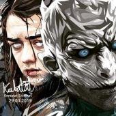 Arya & Night King Game Of Thrones (10X10)