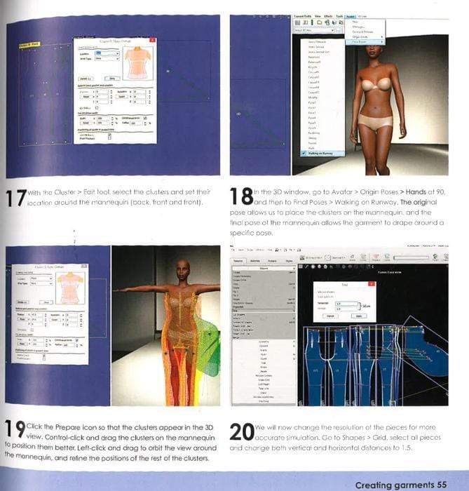 3D Fashion Design: Technique, design and visualization