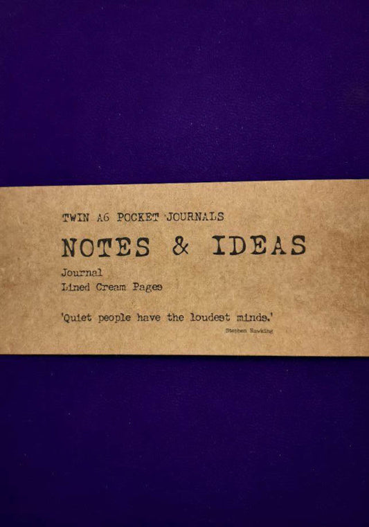 Pocket Journal: Purple & Jade Green (Twin Pack)
