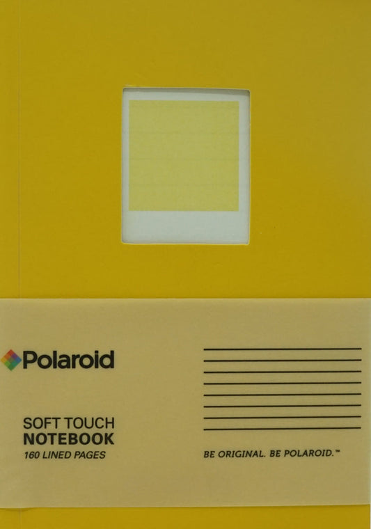 Polaroid: Soft Touch Notebook (Yellow)