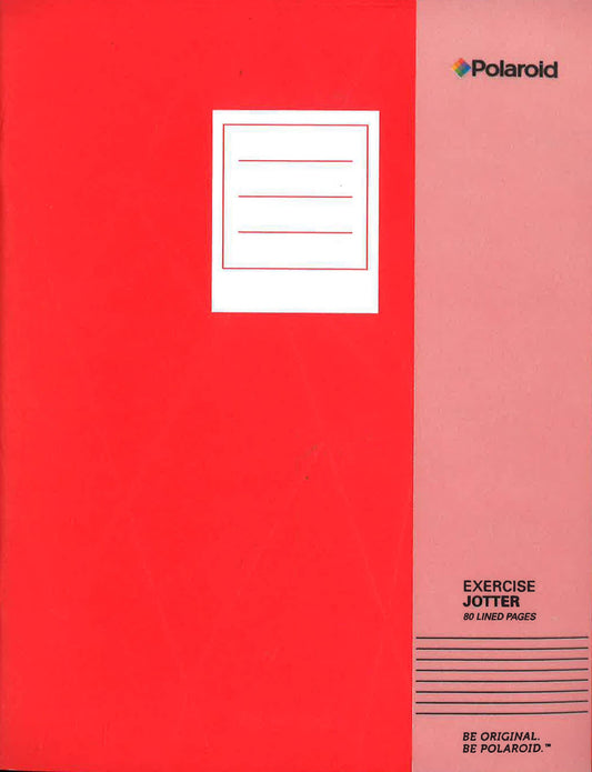 Polaroid: Exercise Jotter (Red)