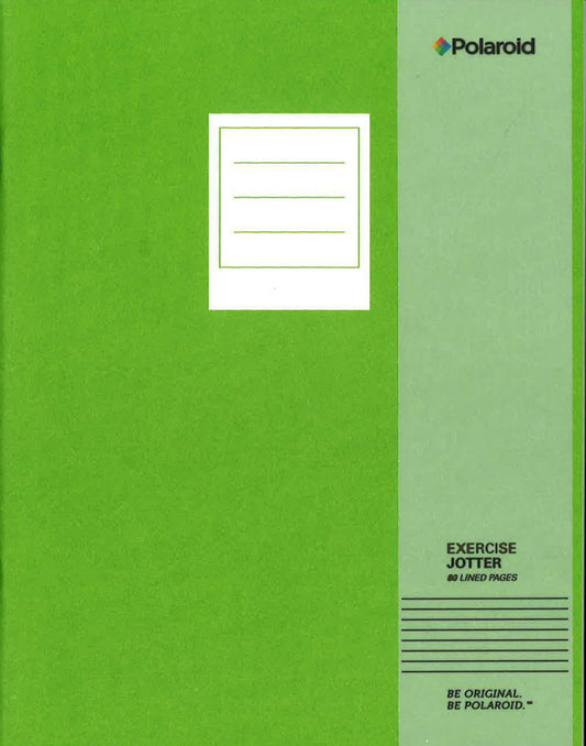 Polaroid: Exercise Jotter (Light Green)