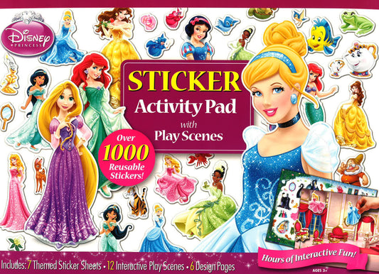 Bendon Disney Princess Ultimate Sticker Activity Pad