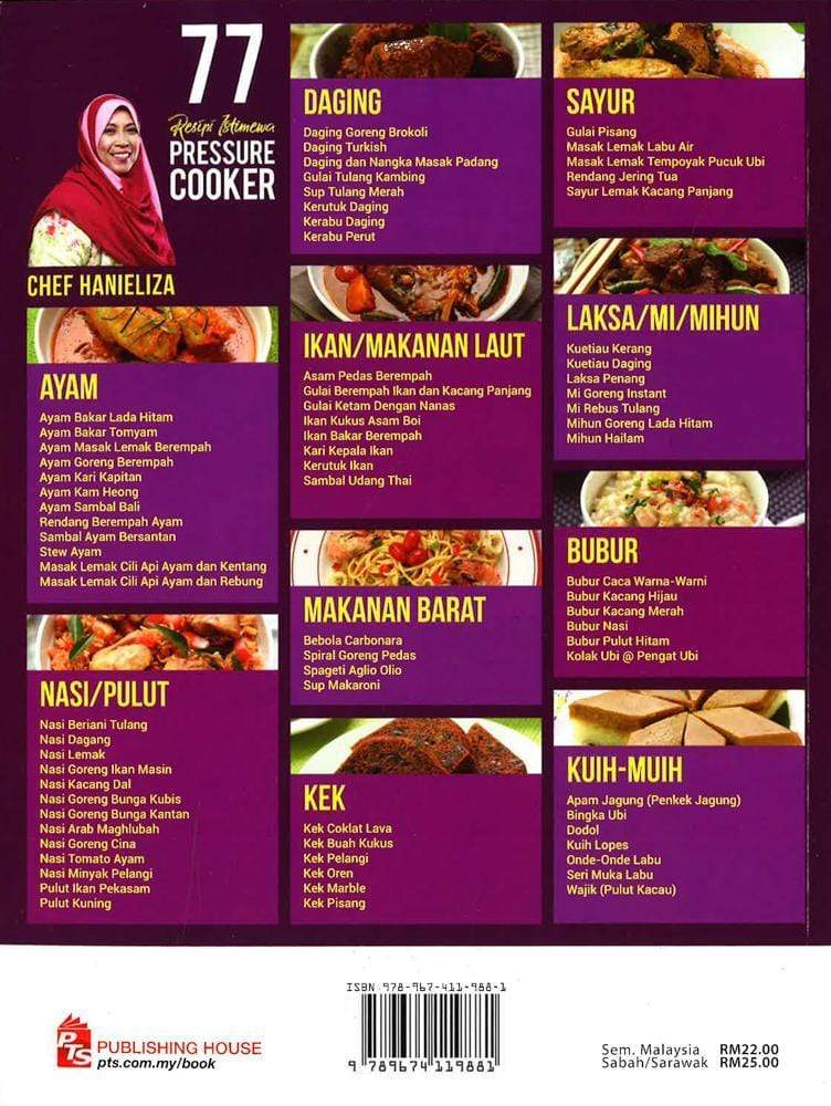 77 Resipi Istimewa Pressure Cooker