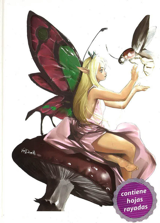 Manga Hada (Ruled Journal)