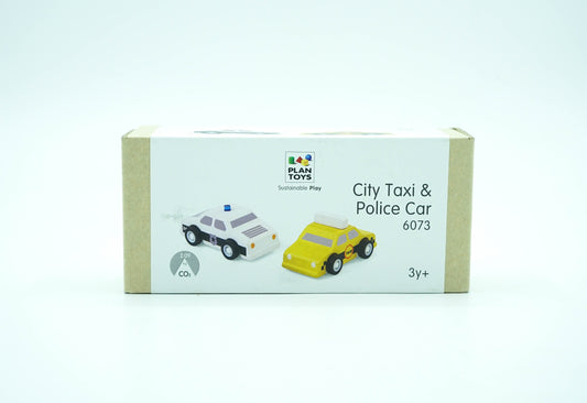 City Taxi & Police Car