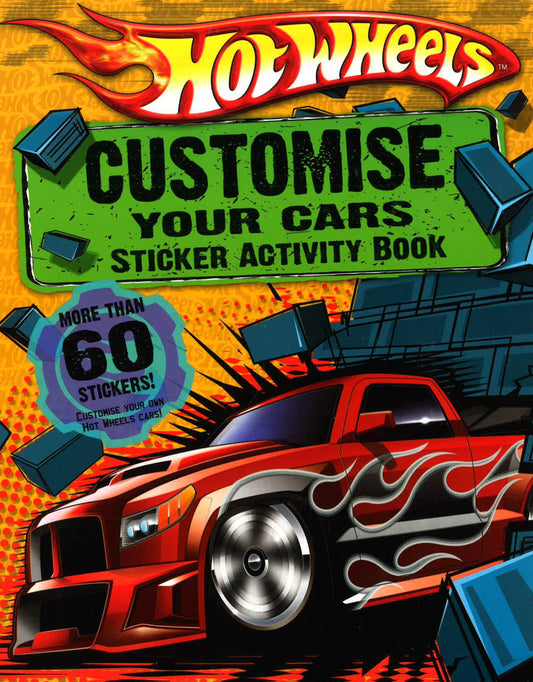 Hot Wheels Customise Your Cars Sticker Activity Book