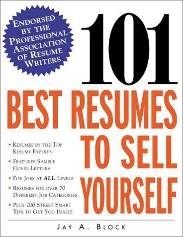 *101 Best Resumes To Sell Yourself