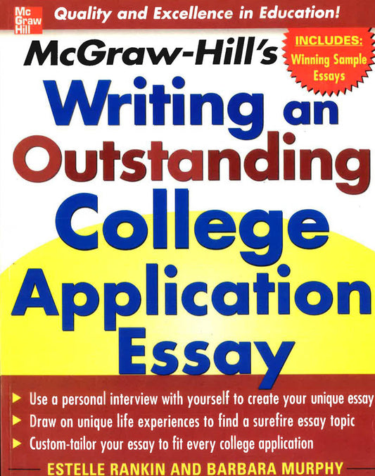 Mcgraw-Hill's Writing An Outstanding College Application Essay