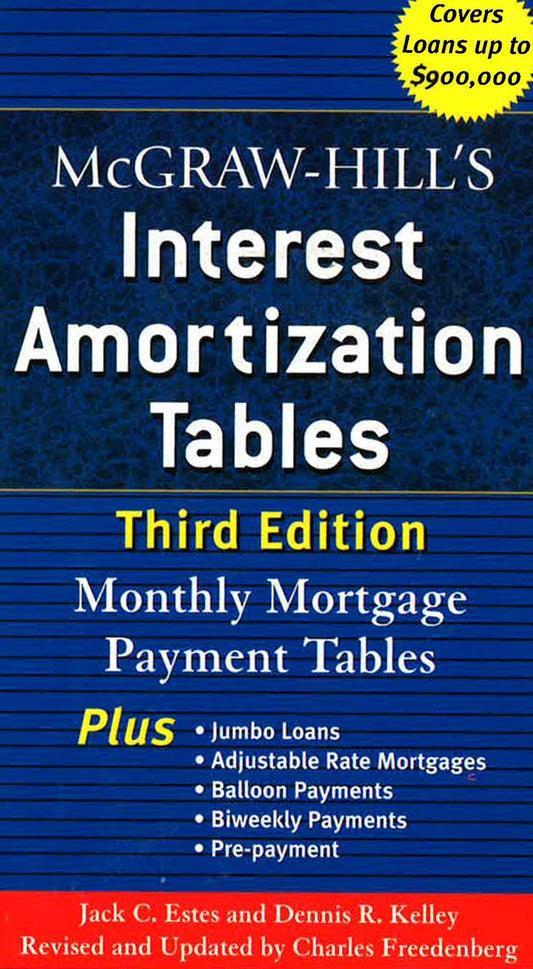 *Mcgraw-Hill's Amortization Tables, Third Edition