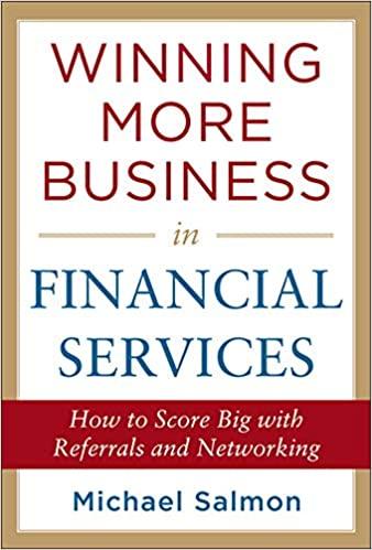 *Winning More Business In Financial Service