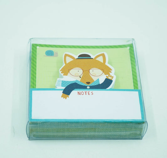 Mr Fox Shaped Memo Pads