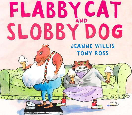 Flabby Cat And Slobby Dog