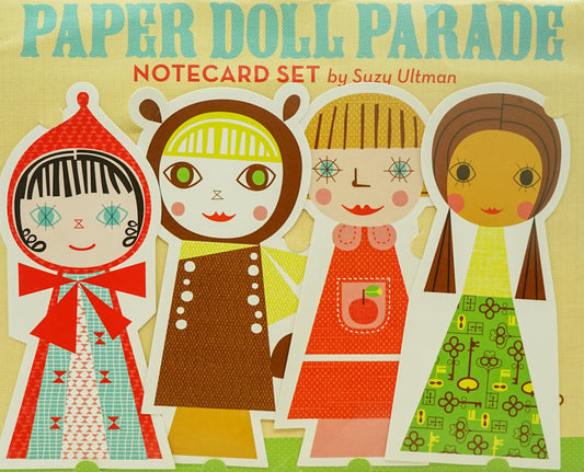 Paper Doll Parade Notecard Set
