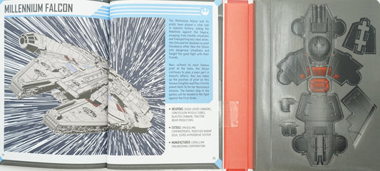 Star Wars The Last Jedi Book and Model