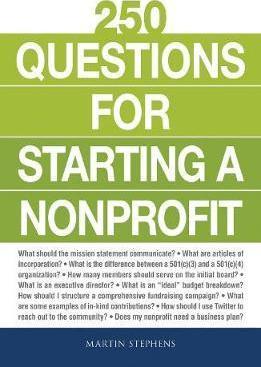 250 Questions For Starting A Nonprofit