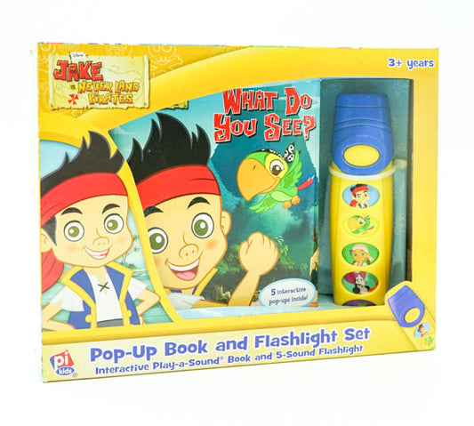 Disney Jake And The Neverland Pirates: Pop-Up Book And Flashlight Set
