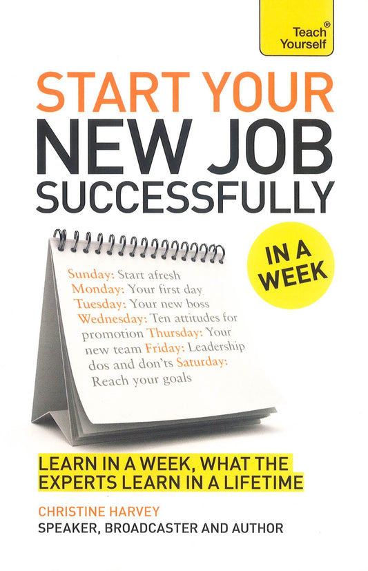 *Starting A New Job In A Week